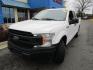 2018 WHITE /Gray / Cloth Ford F-150 Lariat SuperCab 6.5-ft. 4WD (1FTFX1E5XJK) with an 5.0L V8 OHV 16V engine, 6A transmission, located at 1814 Albert Pike Road, Hot Springs, AR, 71913, (501) 623-1717, 34.494228, -93.094070 - Photo#1